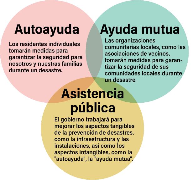 Figura 2.4.1 Autoayuda, ayuda mutua y asistencia pública