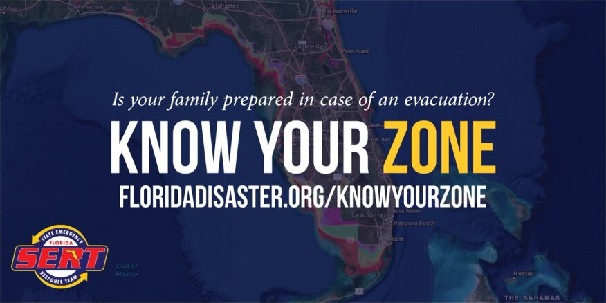 Figure 4.4.5.9 Florida “Know Your Zone” public education campaign message