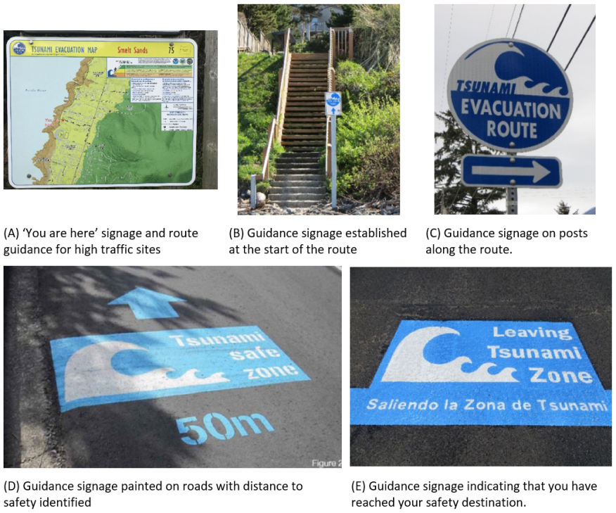 Table 4.4.6.2.3 Tsunami evacuation signs