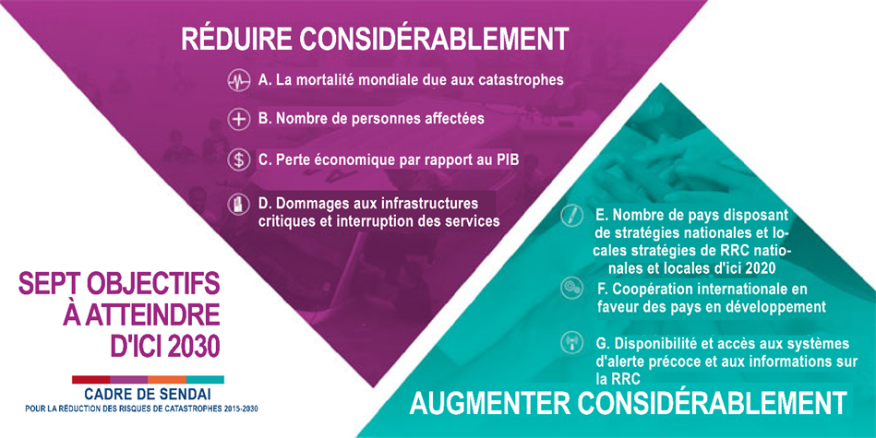 Figure 1.1.2-1 Objectifs du cadre de Sendai