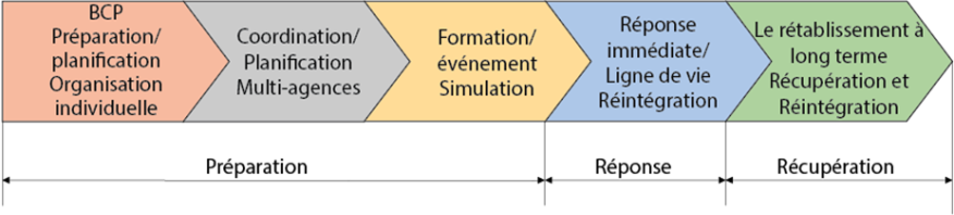 Figure 3.2.3. Phases clés de la gestion des urgences