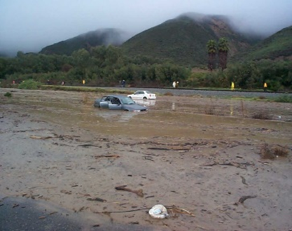 Figure 3.4.1.2. Inondation due à une coulée de boue en Californie, États-Unis