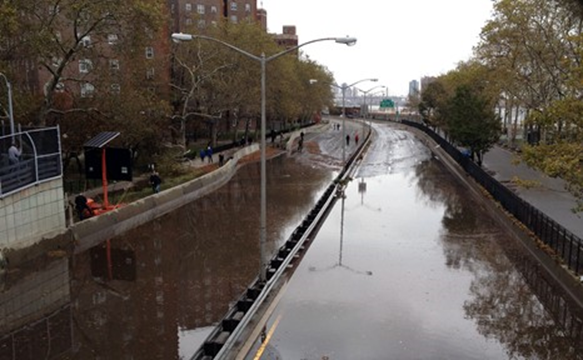 Figure 3.2.2.1. Inondations causées par l'ouragan Sandy