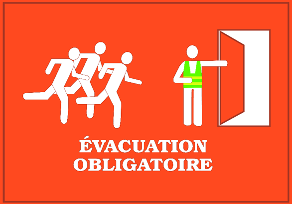 Figure 4.1.1.3 Évacuation obligatoire