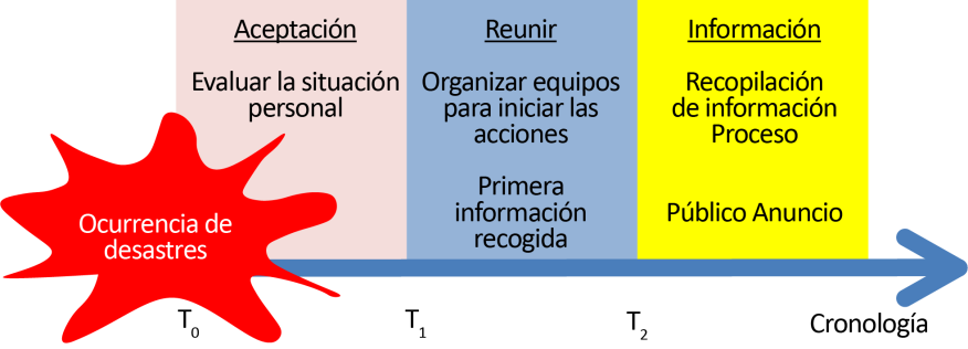 Figura 4.2.2.1 Papel de la gestión de la información en la gestión de catástrofes