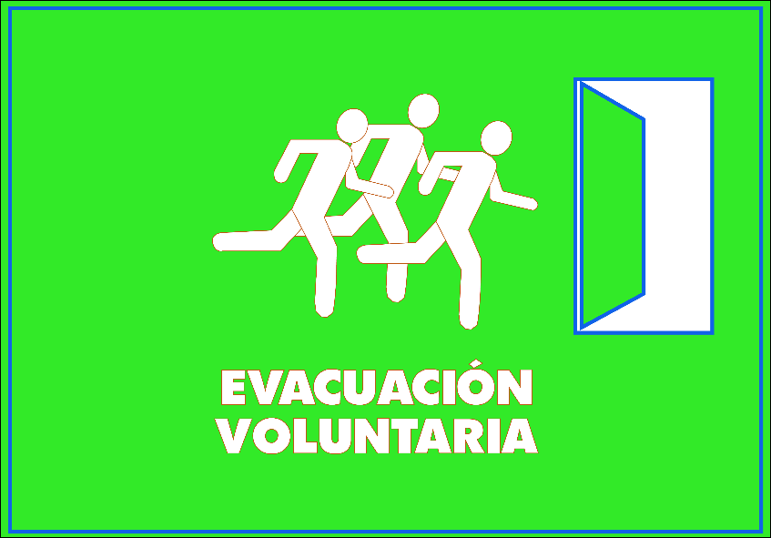 Figura 4.1.1.1 Evacuación voluntaria