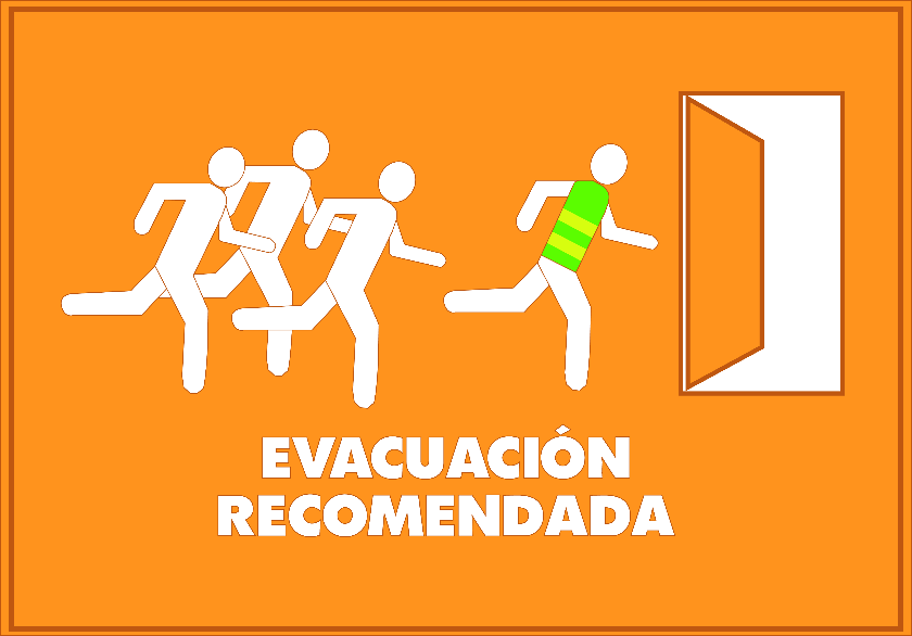 Figura 4.1.1.2 Evacuación recomendada