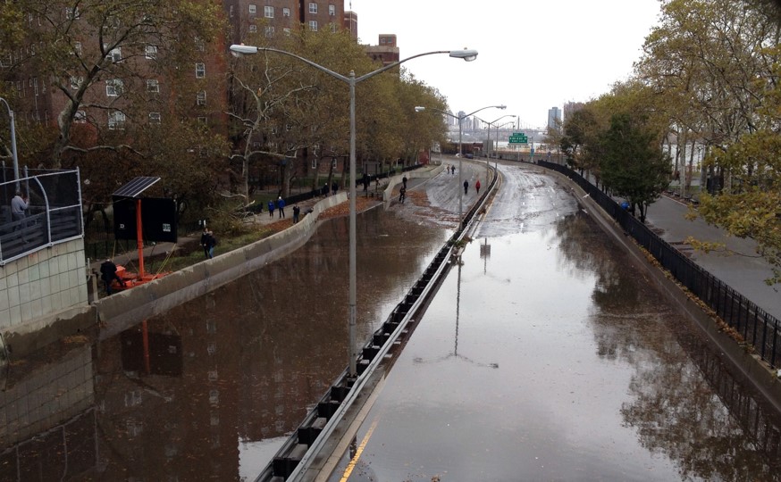 Figure 3.2.2.1. Flooding caused by Hurricane Sandy