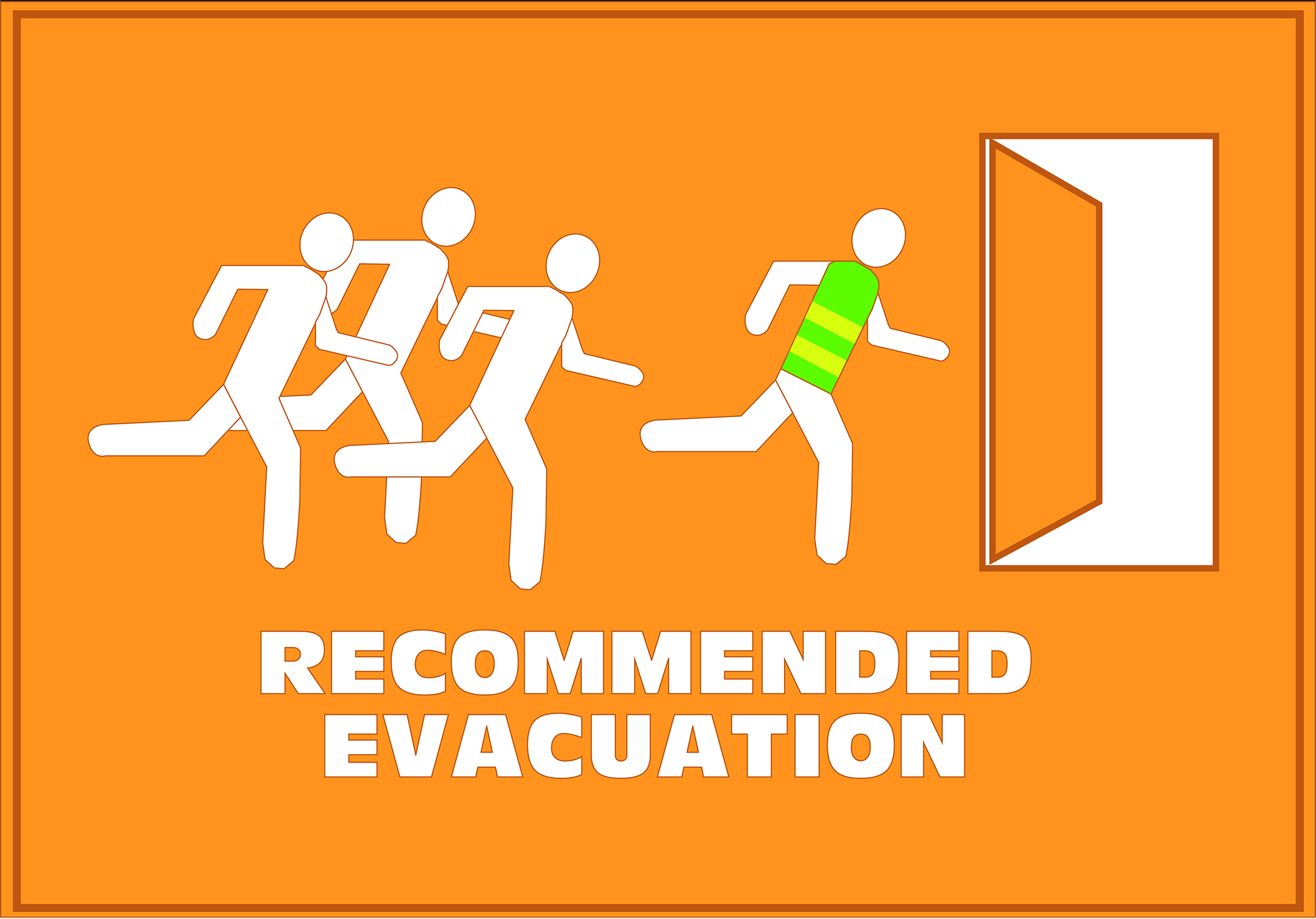 Figure 4.4.1.2 Recommended Evacuation